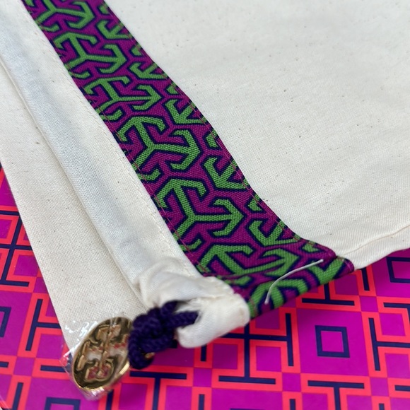 Tory Burch Marion 85mm Gold and Cork Espadrille Wedge - Picture 8 of 9